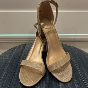 Dream Pairs Sparkling Beige Heels